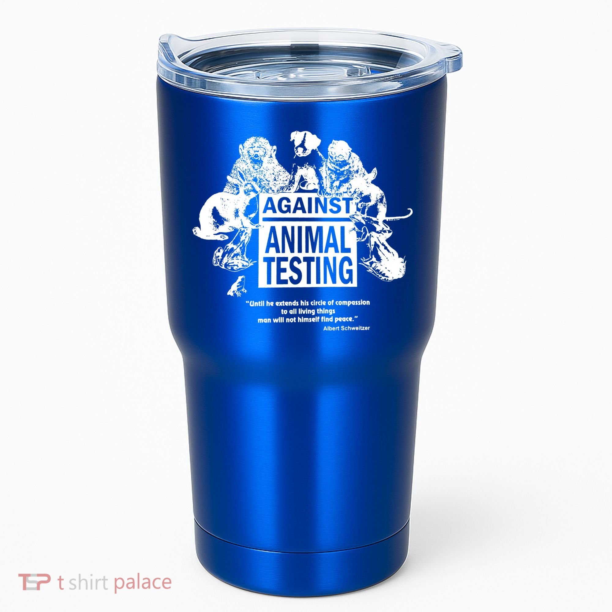 Against Animal Testing Farm Pet Liberation Right Vegan Retro Cool Gift Tumbler