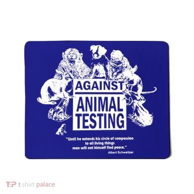 Against Animal Testing Farm Pet Liberation Right Vegan Retro Cool Gift Mousepad