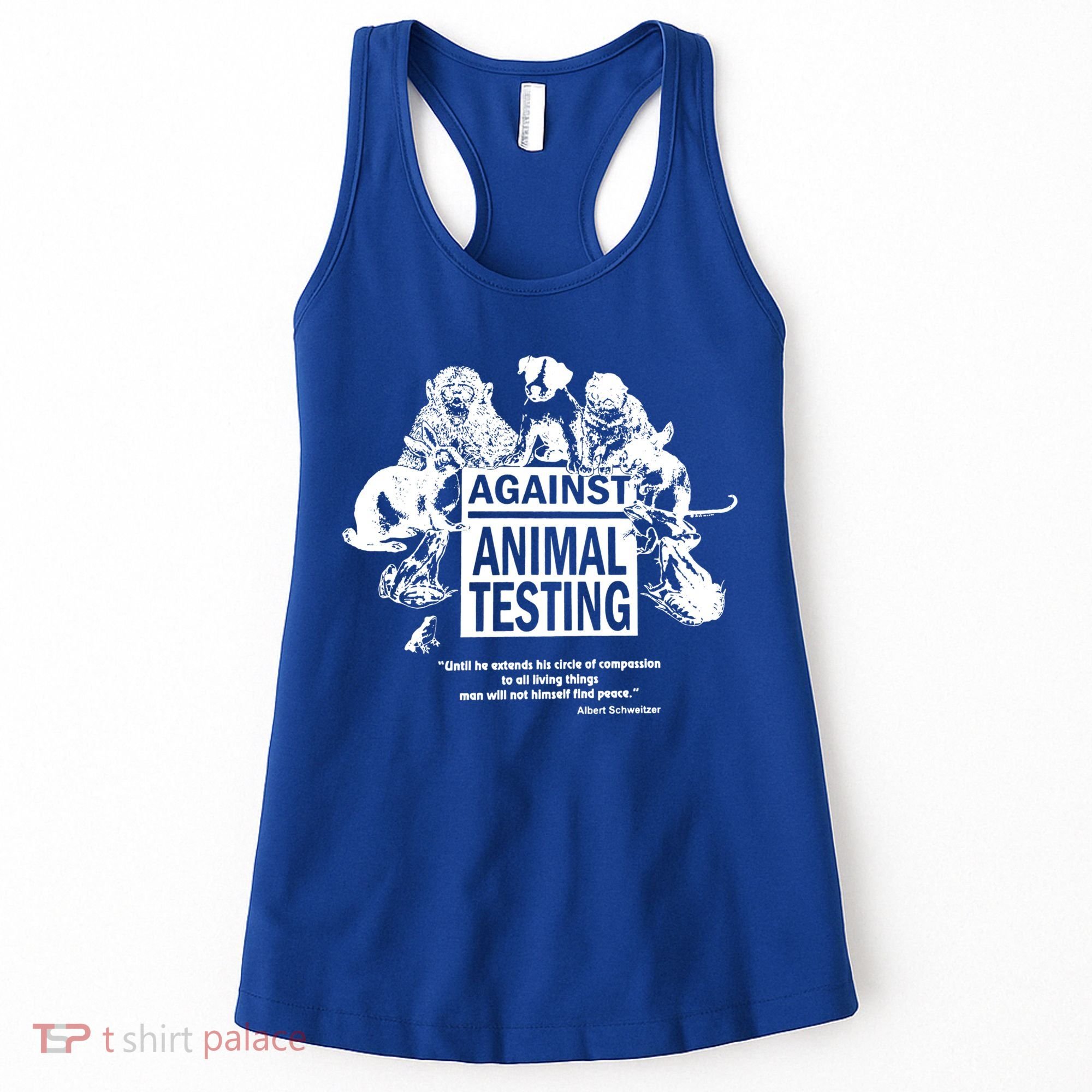 Against Animal Testing Farm Pet Liberation Right Vegan Retro Cool Gift Women's Tank Top