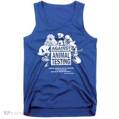 Against Animal Testing Farm Pet Liberation Right Vegan Retro Cool Gift Tank Top