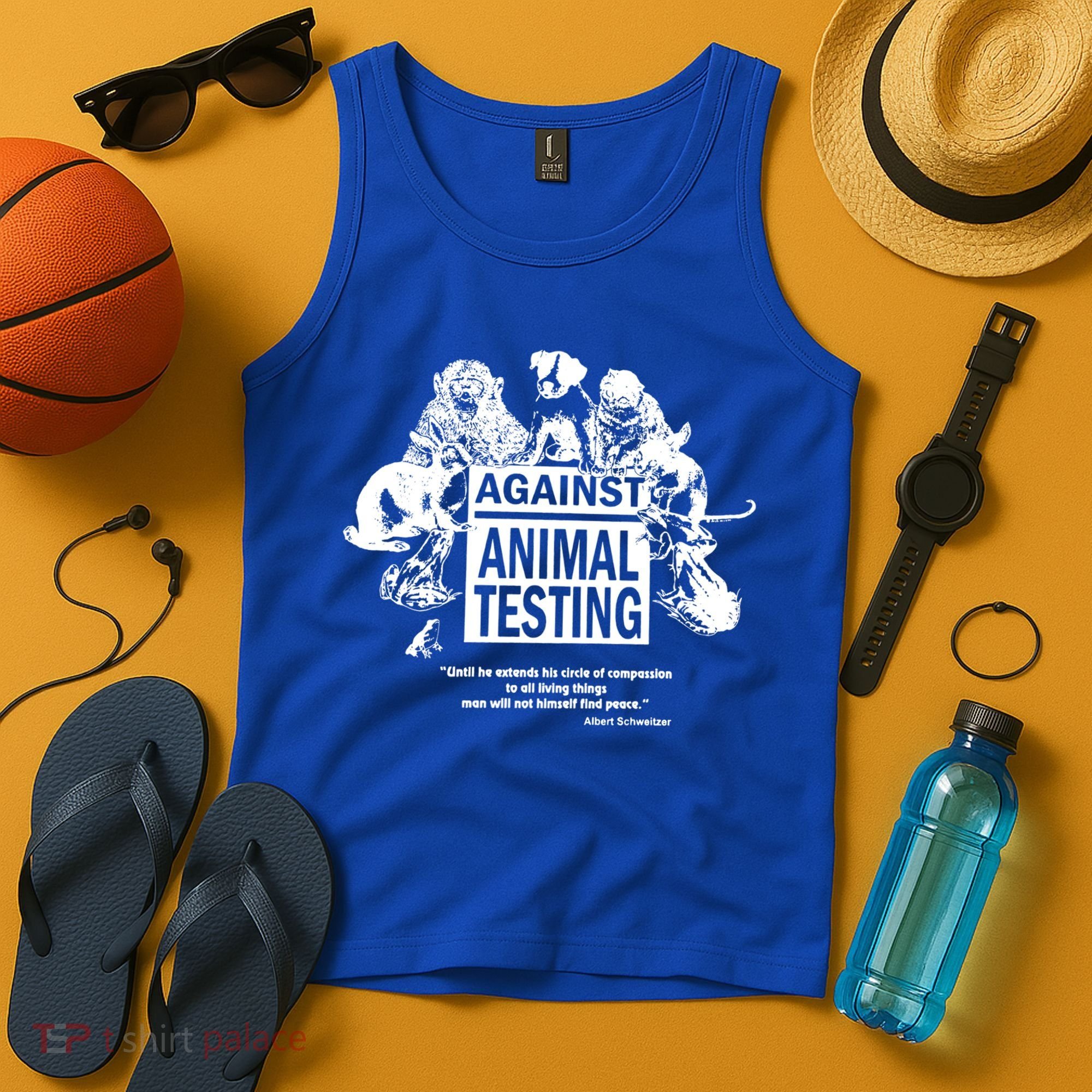 Against Animal Testing Farm Pet Liberation Right Vegan Retro Cool Gift Tank Top