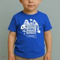 Against Animal Testing Farm Pet Liberation Right Vegan Retro Cool Gift Toddler T-Shirt thumb 2