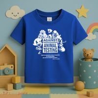 Against Animal Testing Farm Pet Liberation Right Vegan Retro Cool Gift Toddler T-Shirt thumb 3