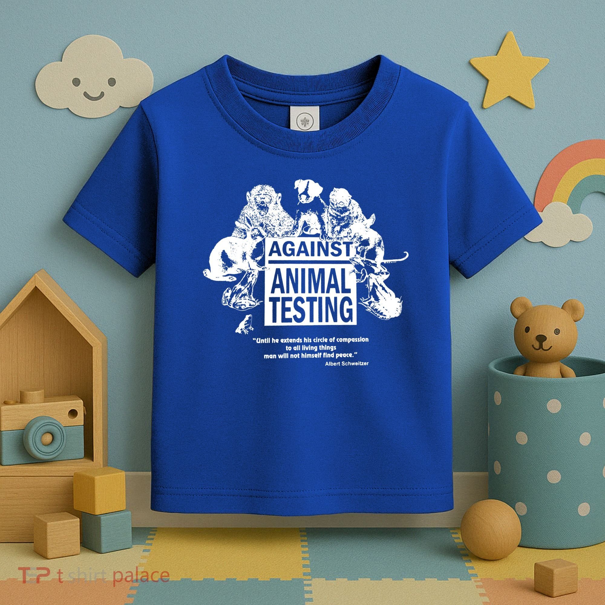 Against Animal Testing Farm Pet Liberation Right Vegan Retro Cool Gift Toddler T-Shirt