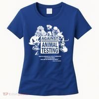 Against Animal Testing Farm Pet Liberation Right Vegan Retro Cool Gift Women's T-Shirt thumb 0