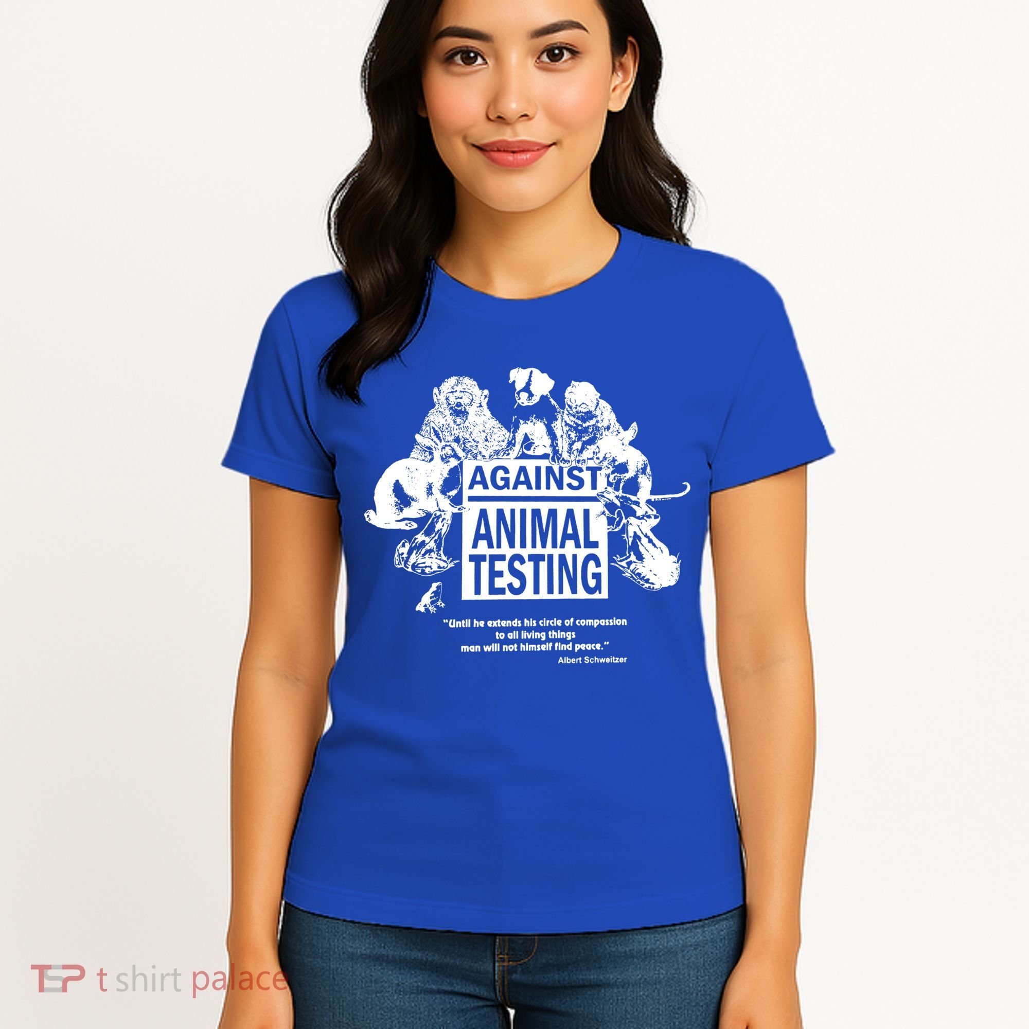 Against Animal Testing Farm Pet Liberation Right Vegan Retro Cool Gift Women's T-Shirt
