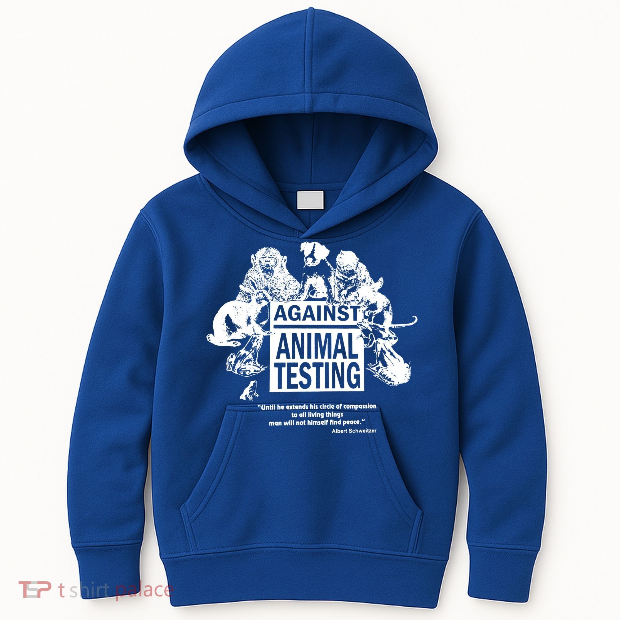 Against Animal Testing Farm Pet Liberation Right Vegan Retro Cool Gift Kids Hoodie