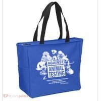 Against Animal Testing Farm Pet Liberation Right Vegan Retro Cool Gift Tote Bag thumb 2