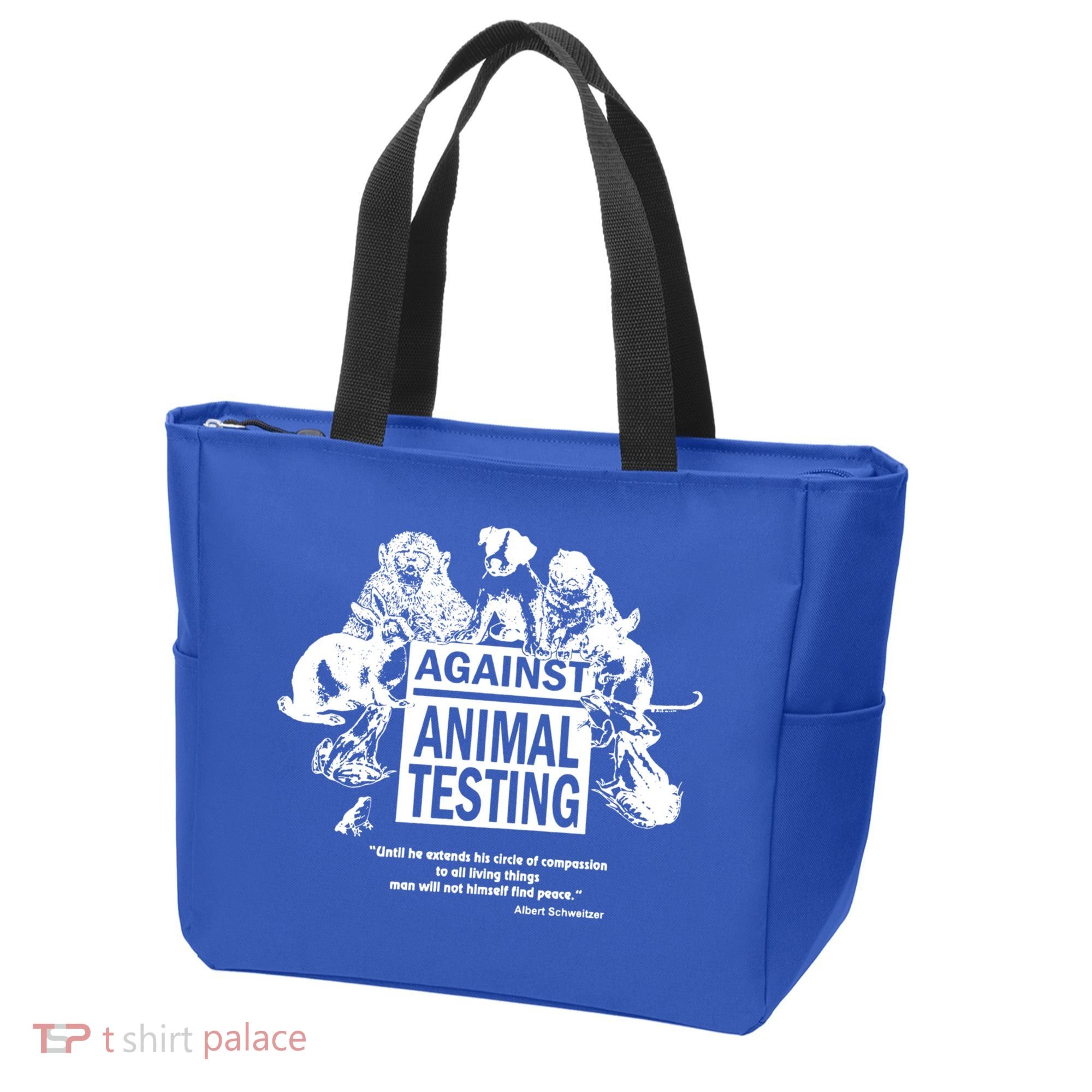 Against Animal Testing Farm Pet Liberation Right Vegan Retro Cool Gift Tote Bag
