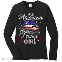 All American Trump Girl Women's Long Sleeve Shirt thumb 0