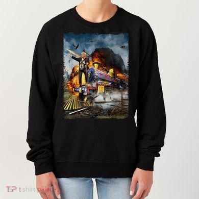 All Aboard The Trump Train Graphic Art Women's Sweatshirt