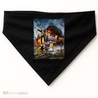 All Aboard The Trump Train Graphic Art USA-Made Doggie Bandana thumb 0