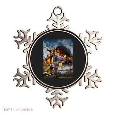 All Aboard The Trump Train Graphic Art Ornament