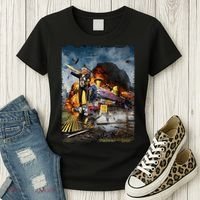 All Aboard The Trump Train Graphic Art Women's T-Shirt thumb 3