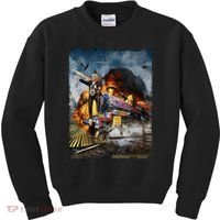 All Aboard The Trump Train Graphic Art Kids Sweatshirt thumb 0