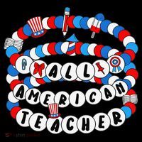 All American Teacher 4th July Bracelet Teacher Appreciation Coffee Mug thumb 5