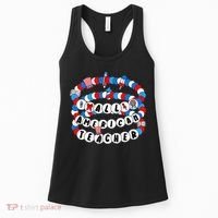 All American Teacher 4th July Bracelet Teacher Appreciation Women's Tank Top thumb 0