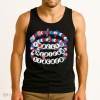 All American Teacher 4th July Bracelet Teacher Appreciation Tank Top thumb 3