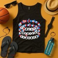 All American Teacher 4th July Bracelet Teacher Appreciation Tank Top thumb 4