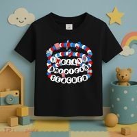 All American Teacher 4th July Bracelet Teacher Appreciation Toddler T-Shirt thumb 3
