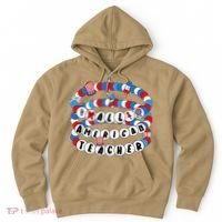 All American Teacher 4th July Bracelet Teacher Appreciation Hoodie thumb 0