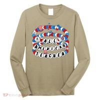 All American Teacher 4th July Bracelet Teacher Appreciation Long Sleeve Shirt thumb 0