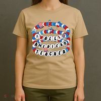 All American Teacher 4th July Bracelet Teacher Appreciation T-Shirt thumb 4
