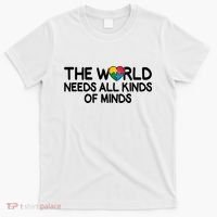 Autism Awareness The World Needs All Kinds Of Minds T-Shirt thumb 0