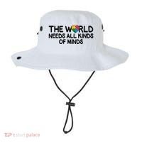 Autism Awareness The World Needs All Kinds Of Minds Bucket Hat thumb 0