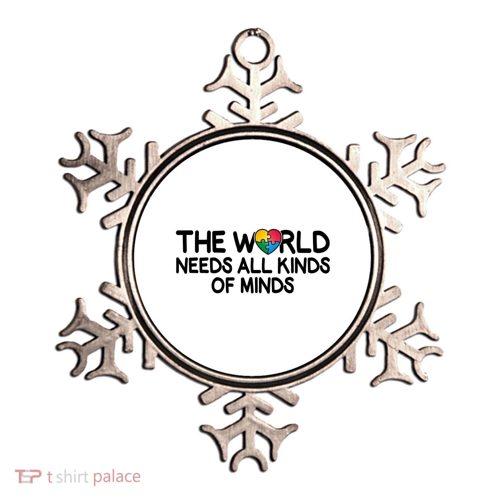 Autism Awareness The World Needs All Kinds Of Minds Ornament