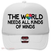 Autism Awareness The World Needs All Kinds Of Minds Hat thumb 0