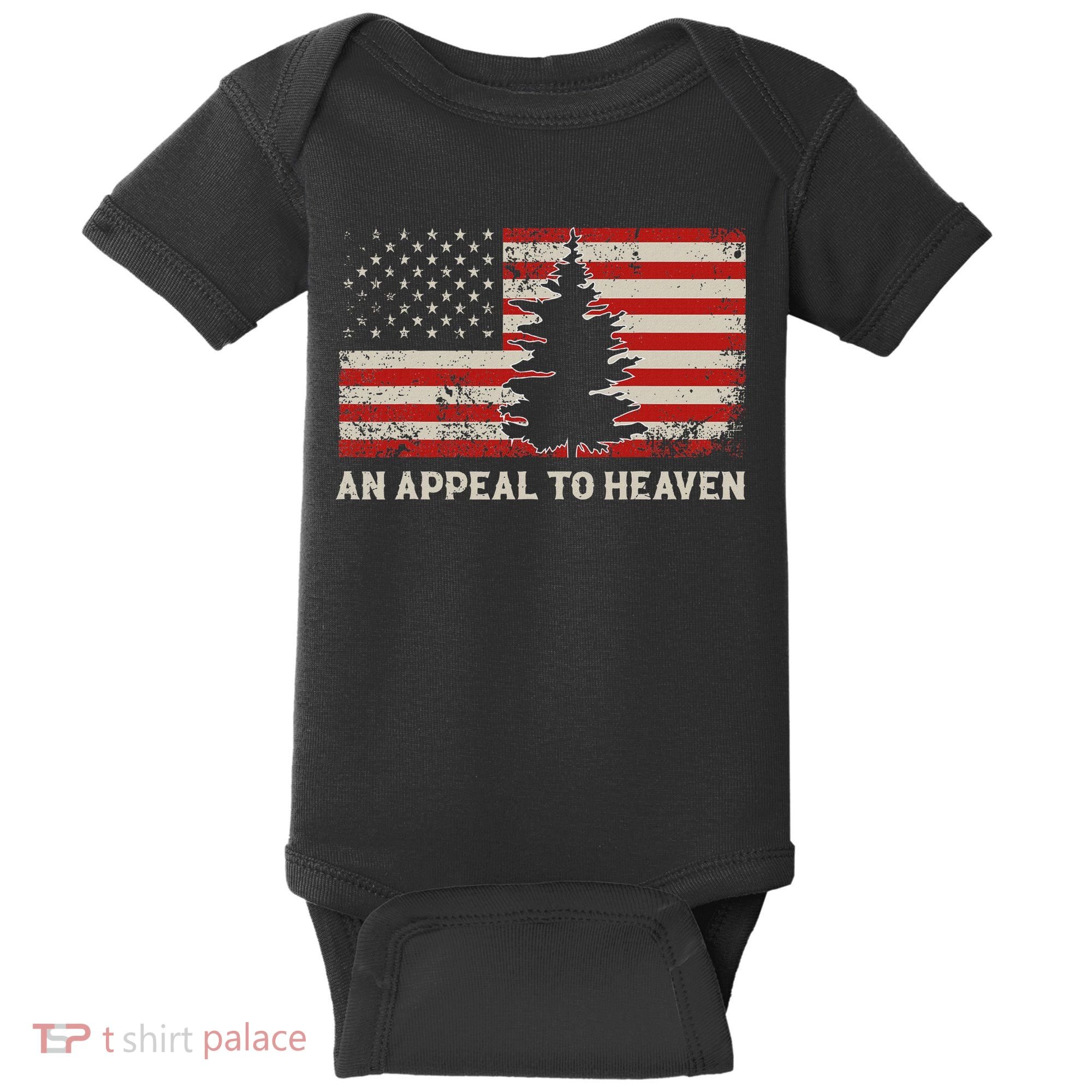 An Appeal To Heaven Pine Tree Usa Revolution American Flag Baby Bodysuit