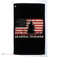 An Appeal To Heaven Pine Tree Usa Revolution American Flag Golf Towel thumb 0