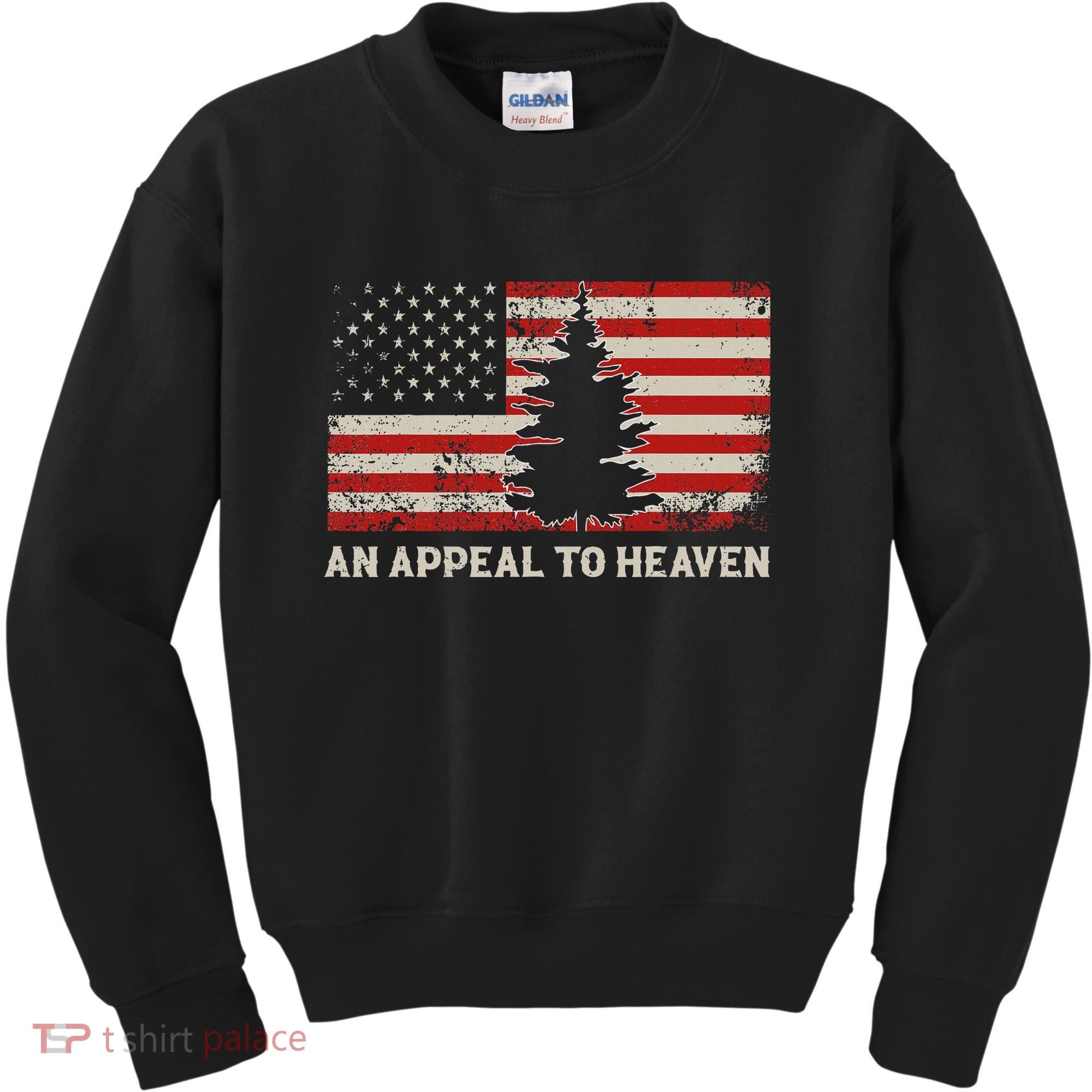 An Appeal To Heaven Pine Tree Usa Revolution American Flag Kids Sweatshirt