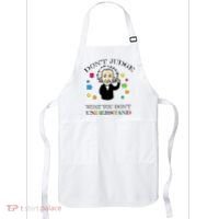 Autism Awareness Teacher Accept Don't Judge Albert Einstein Apron thumb 0