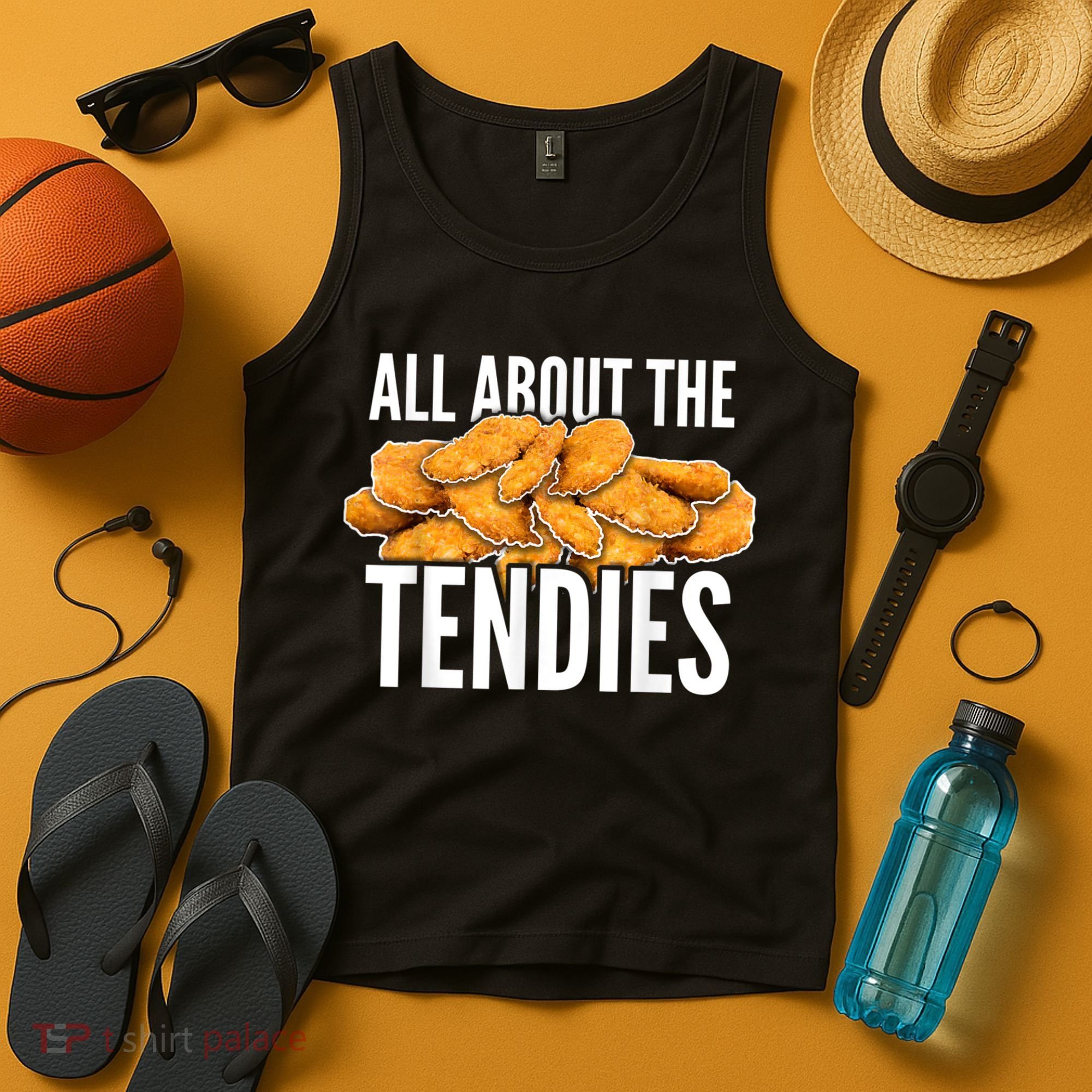 All About The Tendies Chicken Tenders WallStreetBets Tank Top