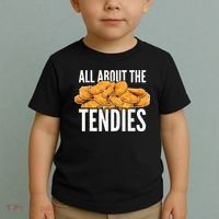 All About The Tendies Chicken Tenders WallStreetBets Toddler T-Shirt thumb 2