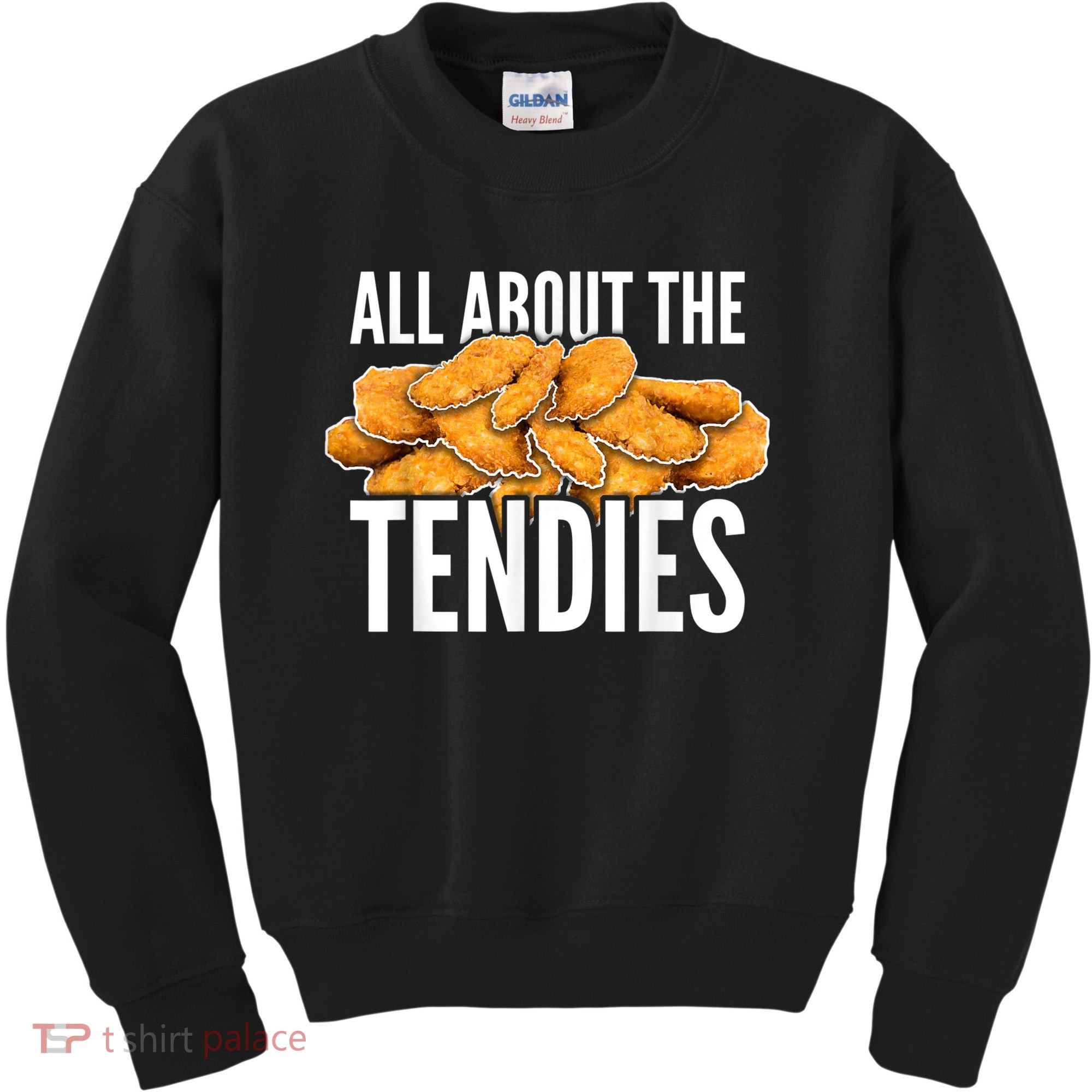 All About The Tendies Chicken Tenders WallStreetBets Kids Sweatshirt