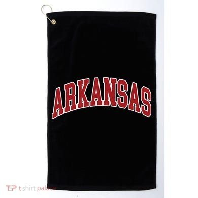Arkansas Ar Throwback Design Print Classic Golf Towel