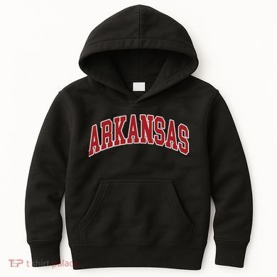 Arkansas Ar Throwback Design Print Classic Kids Hoodie
