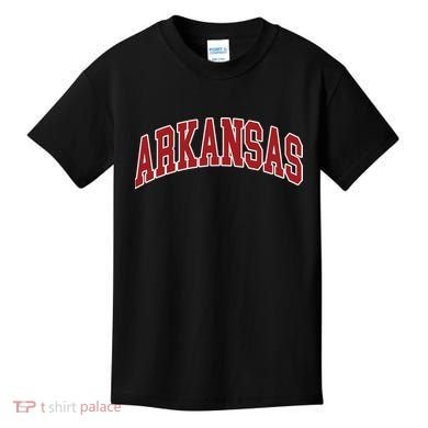 Arkansas Ar Throwback Design Print Classic Kids T-Shirt