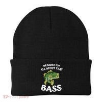 All About That Fishing For Bass Beanie thumb 0