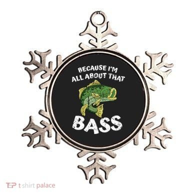 All About That Fishing For Bass Ornament