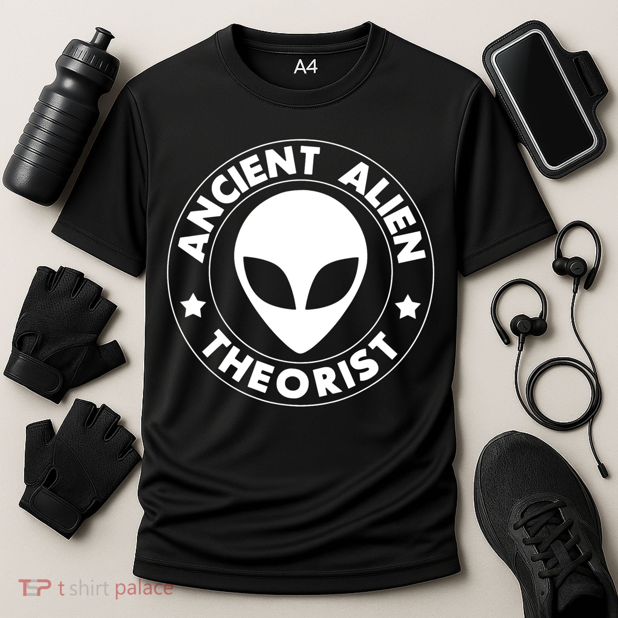 Ancient Alien Theorist Cooling Performance Crew T-Shirt