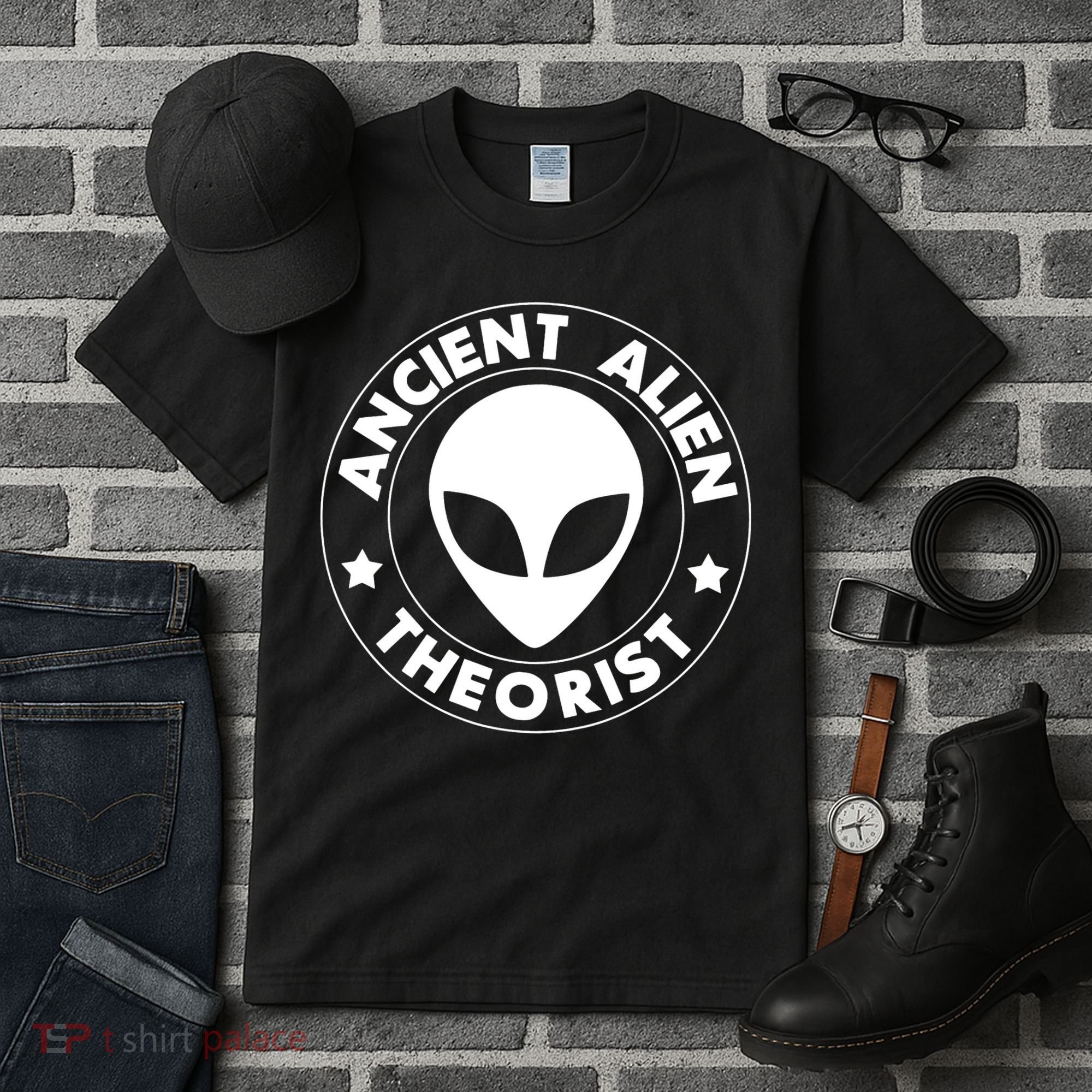 Ancient Alien Theorist Tall T-Shirt
