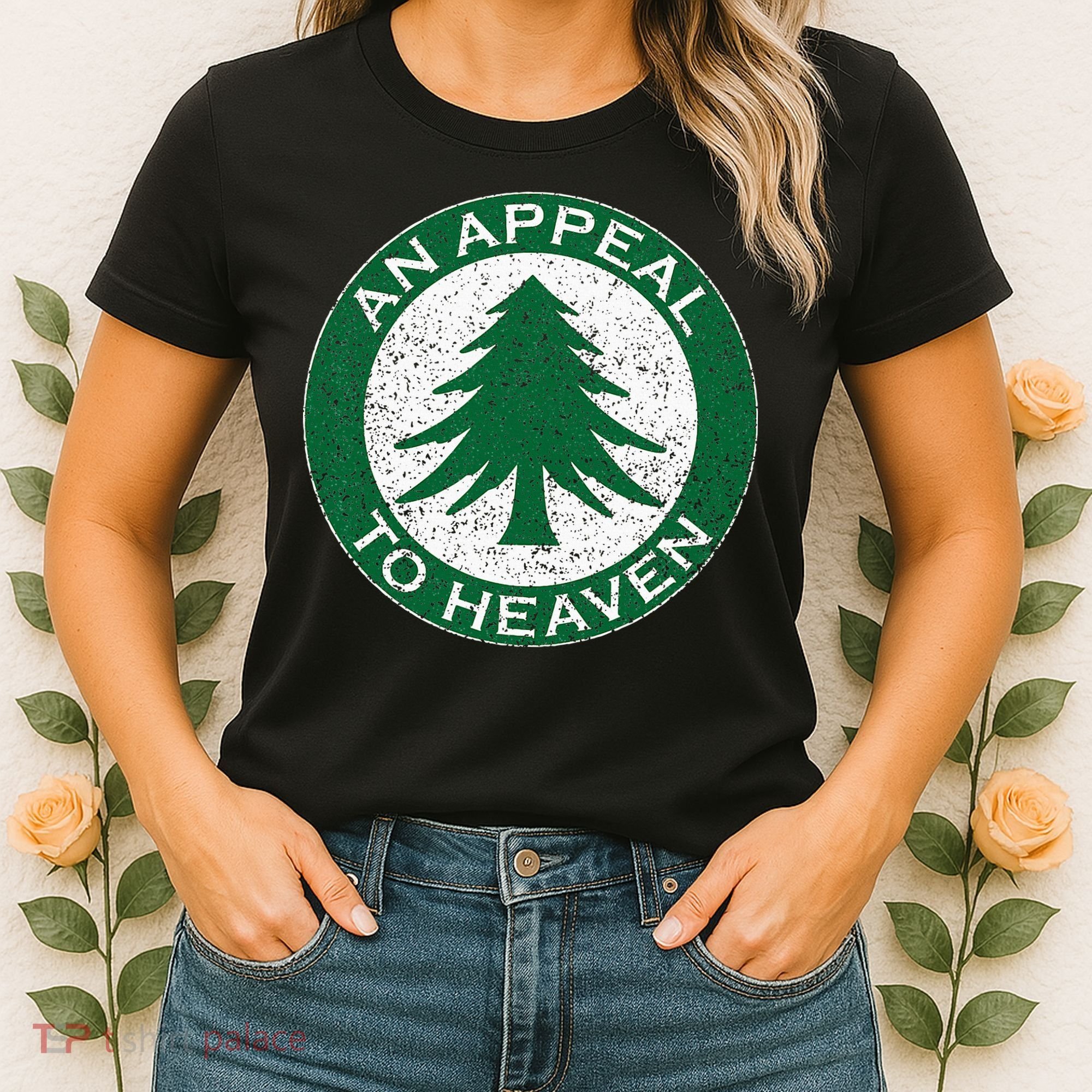 An Appeal To Heaven Flag Pine Tree Flag Roundel New England Women's T-Shirt