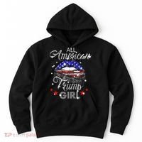 All American Trump Girl Mouth Diamond Hoodie thumb 0
