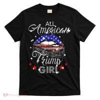 All American Trump Girl Mouth Diamond T-Shirt thumb 0