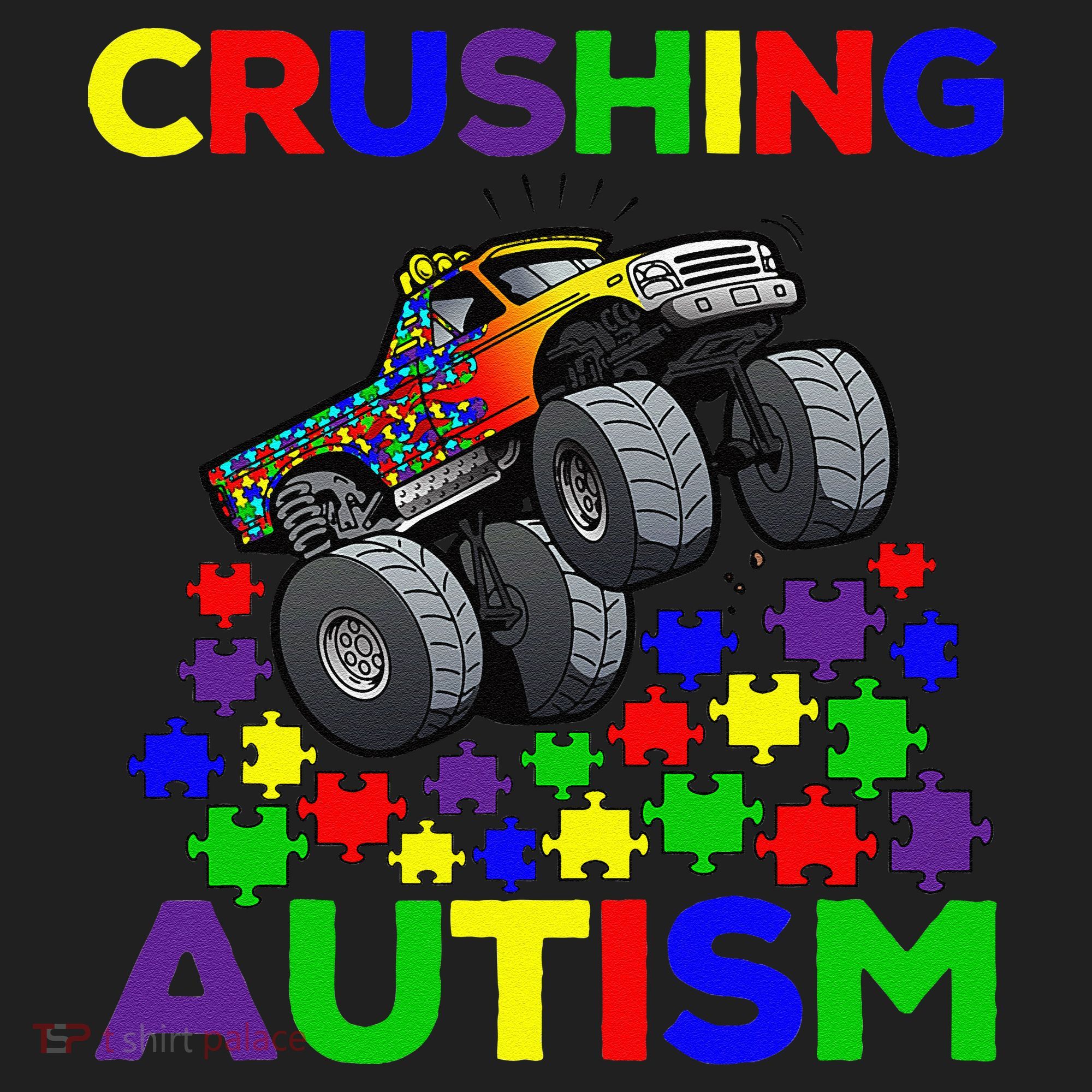 Autism Awareness Truck Crushing Autism For Beanie