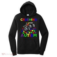 Autism Awareness Truck Crushing Autism For Women's Hoodie thumb 0